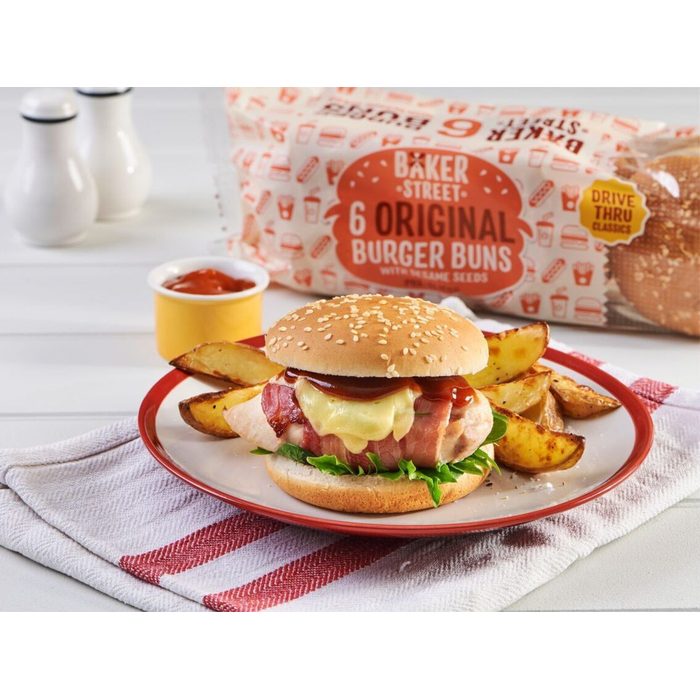 Baker Street Mega Pães de Hambúrguer
