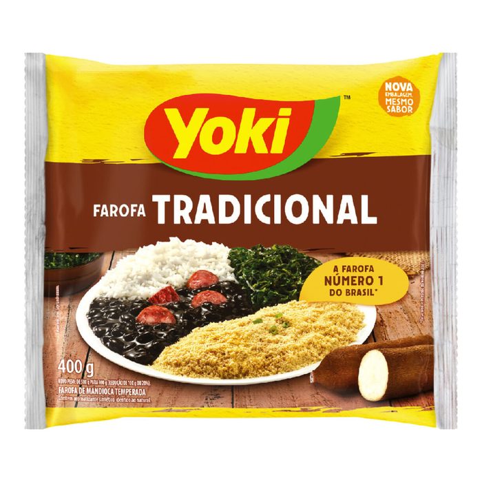 Farofa Pronta Temperada Yoki
