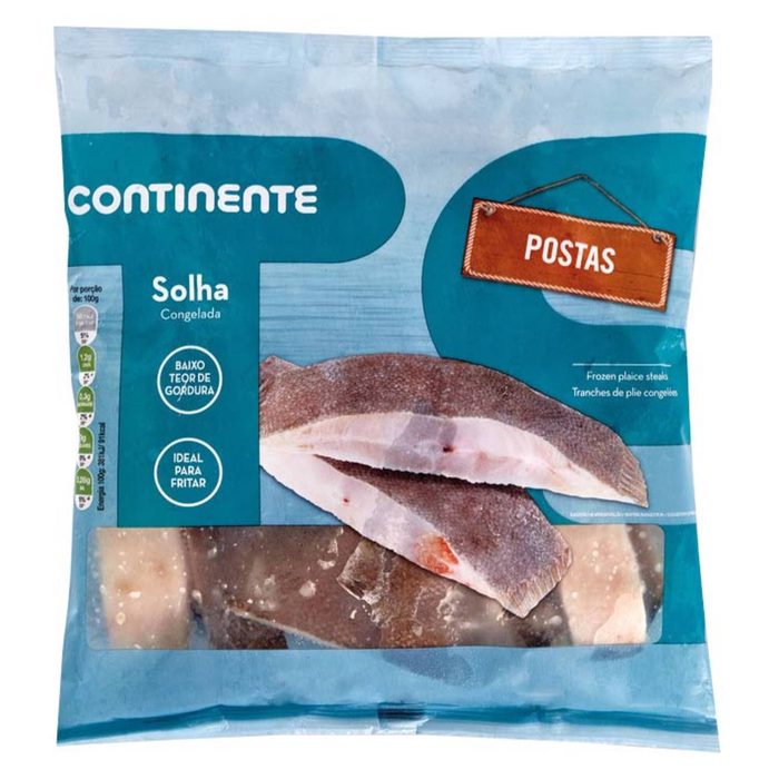 Peixe Solha Posta Congelado